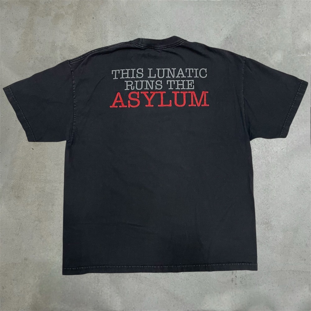 WWE Dean Ambrose Asylum Lunatic Fringe T-Shirt Mens XL Black Wrestling Graphic